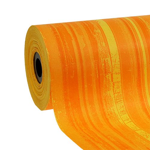 Papel para puños 25cm 100m amarillo/naranja