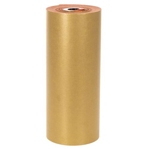 Rollo de papel para dobladillos, dorado/rojo, 25 cm x 100 m, artículos de floristería. | Floristik24.es