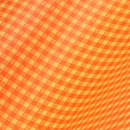 Artículo Papel para puños 37,5 cm Cuadros naranja claro 100 m