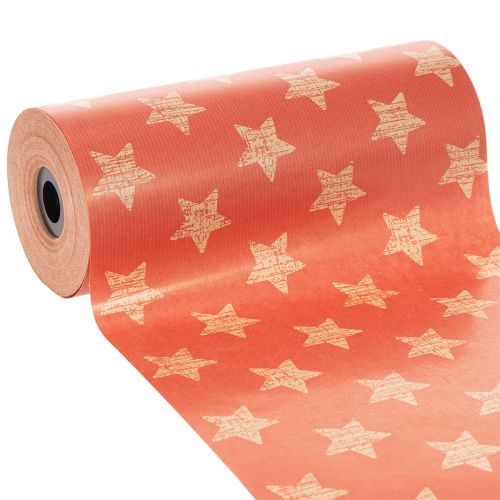 Papel para dobladillos con estrellas, rollo para artículos de floristería, 25 cm x 100 m comprar | Floristik24.es
