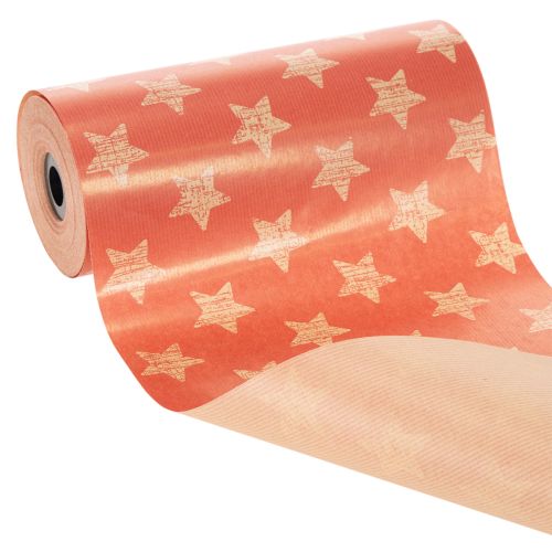 Papel para dobladillos con estrellas, rollo para artículos de floristería, 25 cm x 100 m | Floristik24.es
