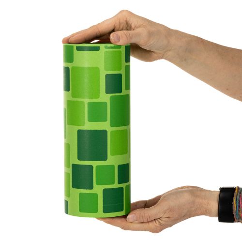 Papel para dobladillos de ramos de flores con diseño de mosaico, 25 cm x 100 m | Floristik24.es