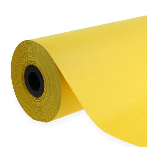 Artículo Papel de regalo amarillo para puños 37,5cm 100m