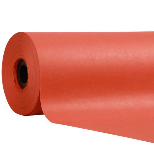 Papel para puños papel de seda floral rojo 37,5cm 100m