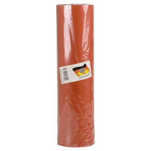 Artículo Papel de seda con diseño de flores para puños, color rojo, 37,5 cm, 100 m
