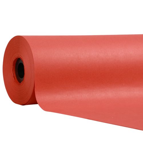 Floristik24 Papel para puños papel de flores papel de seda rojo 25cm 100m