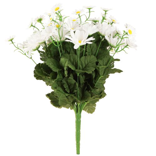 Artículo Ramo de margaritas blanco 45cm