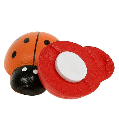 Mariquita de colores 2,5cm 60uds