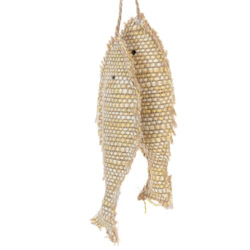 Colgante decorativo náutico, pez decorativo para colgar, 32 cm de alto. | Floristik24.es