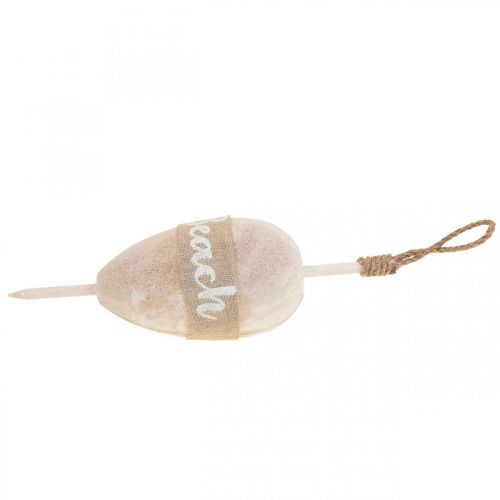 Floristik24 Boya decoración marítima, boya decoración colgante “Beach” 27×8.5cm