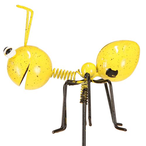 Artículo Hormiga decorativa de metal en palo para jardín, 46 cm, 4 unidades