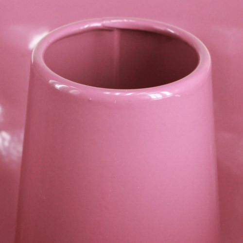 Artículo Cuenco decorativo de metal para hornear Gugelhupf rosa Ø23cm H12cm