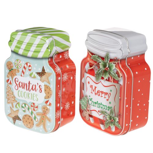 Lata metálica para galletas