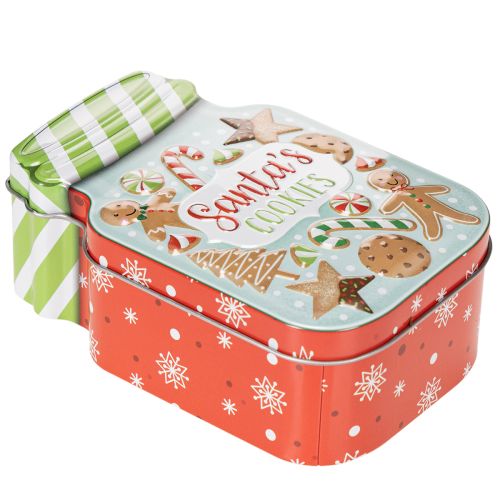 Lata metálica para galletas