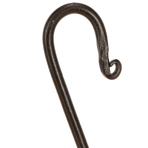 Artículo Gancho de metal S hook para decoración en color negro 8cmx15cm 2uds