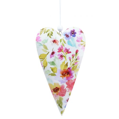 Floristik24 Corazones de metal para colgar 17.5 cm 4 piezas