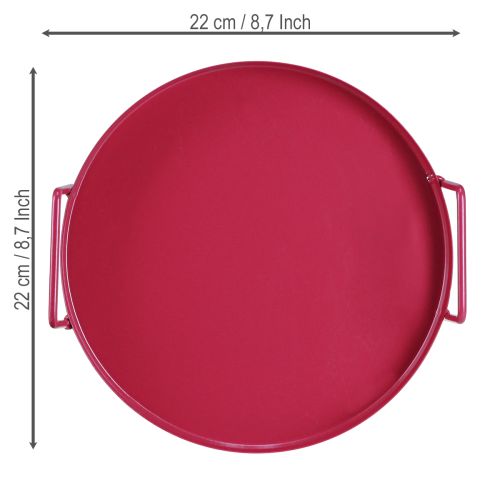 Artículo Bandeja versátil, práctico almacenaje para comedor y terraza, 22cm