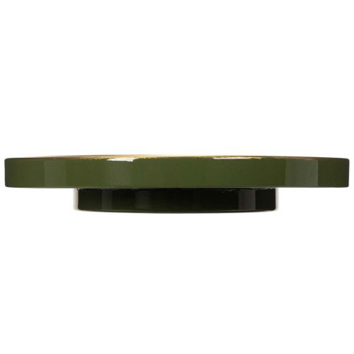 Bandeja decorativa verde con