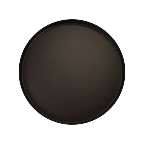 Artículo Bandeja de metal bandeja para velas redonda negra Ø20cm H2,5cm 2ud