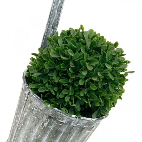 Floristik24 Maceta decorativa para colgar, vasija de metal, decoración de balcón, macetero aspecto antiguo Ø13cm