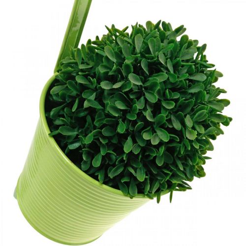 Floristik24 Macetero para colgar, decoración balcón, macetero verde Ø13,5cm