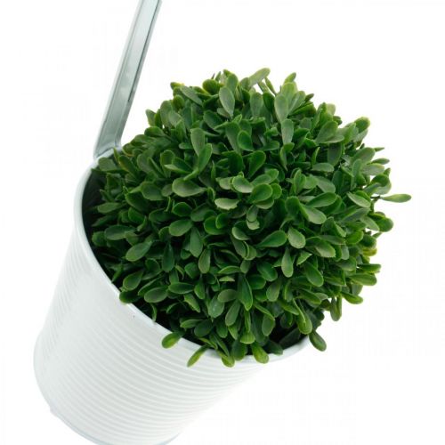 Floristik24 Macetero, macetero para colgar, decoración floral, macetero colgante blanco Ø13,5cm