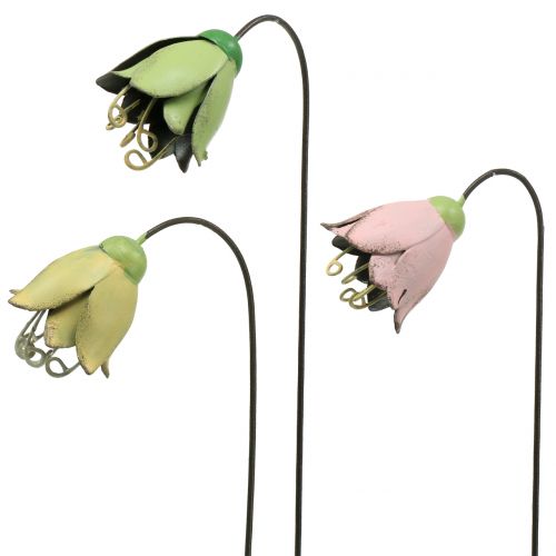 Floristik24 Flower plug metal tulipán 34cm 3pcs