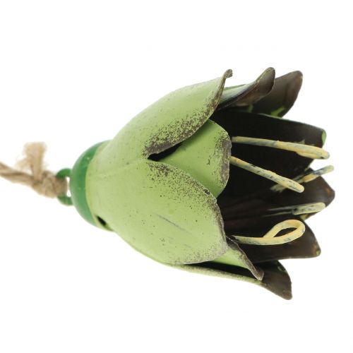 Floristik24 Percha decorativa metal flores tulipán 6cm 3uds