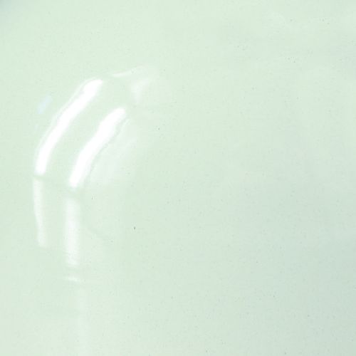 Artículo Jarrón de metal Jarrón esmaltado en verde menta Ø10,5cm H25,5cm