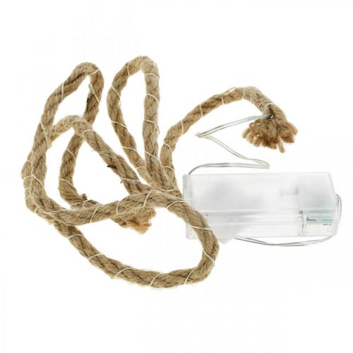 Floristik24 Guirnalda de luces LED para interior 20 micro LED blanco cálido 95cm