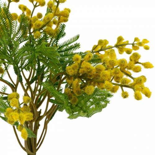 Artículo Ramo de plantas artificiales Mimosa amarillo artificial 39cm