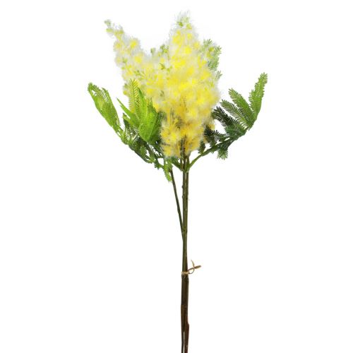 Floristik24 Planta artificial acacia plateada mimosa floración amarilla 53cm 3ud