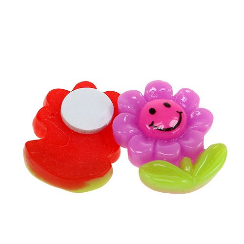 Floristik24 Mini flores para pegar 2cm 24uds