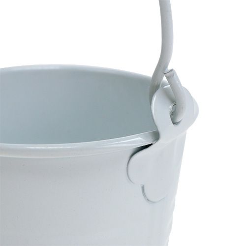 Floristik24 Mini cubo blanco Ø6cm H6cm 12p