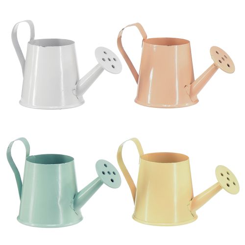 Artículo Mini regadera de metal decorativa primavera 4 colores 5cm 8 piezas