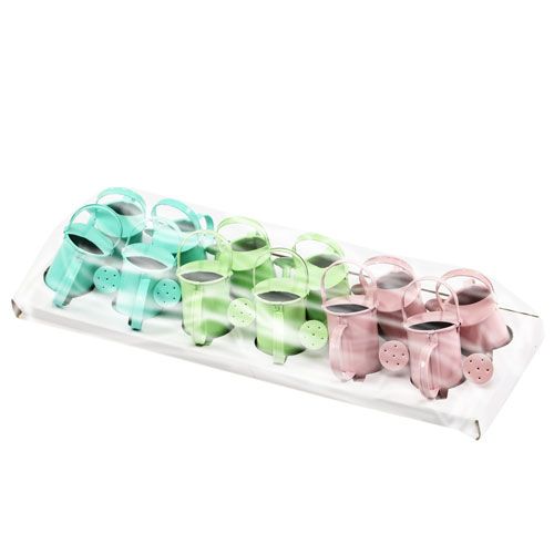 Floristik24 Mini regaderas tipo pastel. Ø4cm 12pcs