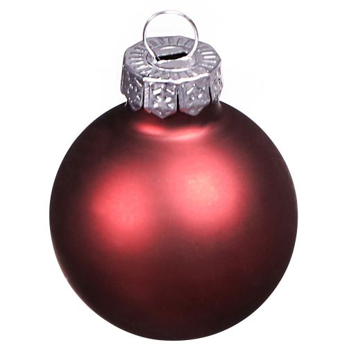 Artículo Mini bolas de cristal para Navidad en Berry Ø3cm 22uds