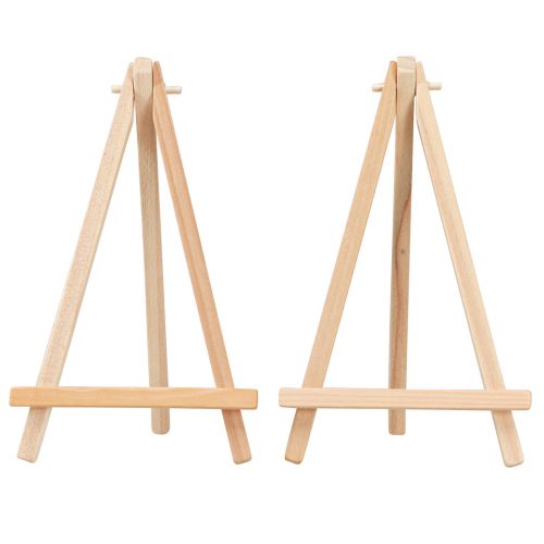 Artículo Mini tarjetero caballete madera natural 11x19cm 6uds