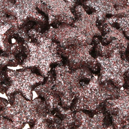 Artículo Mini decoración dispersa estrellas decoración mica rosa 1,5cm 144 piezas