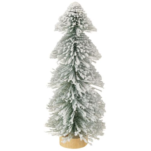 Floristik24 Mini árbol de Navidad LED abeto navideño cubierto de nieve 40cm