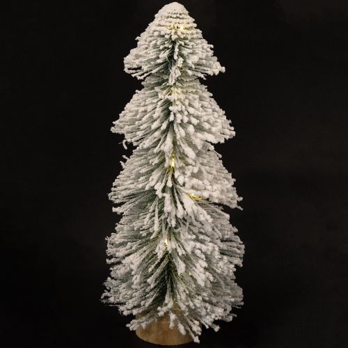 Artículo Mini árbol de Navidad LED abeto navideño cubierto de nieve 40cm