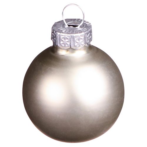 Artículo Mini bolas navideñas bolas de cristal antracita Ø3cm 22uds