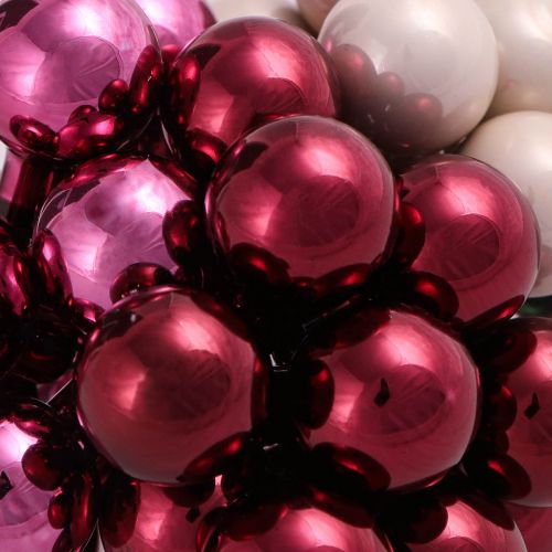 Artículo Mini bolas navideñas con alambre Berry Mix Ø20mm 140 uds.
