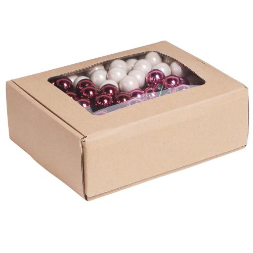 Artículo Mini bolas navideñas con alambre Berry Mix Ø20mm 140 uds.
