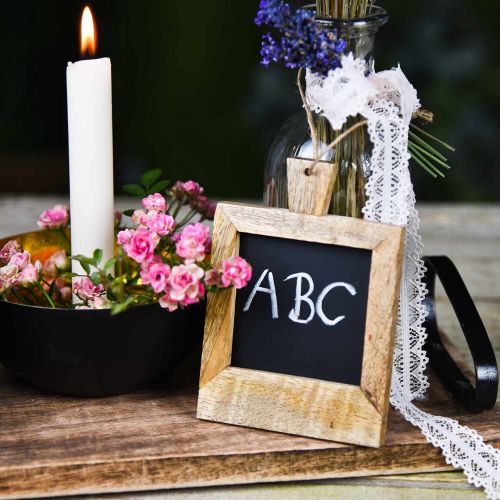 Mini pizarra decorativa para colgar naturaleza 9 × 13cm 3 piezas