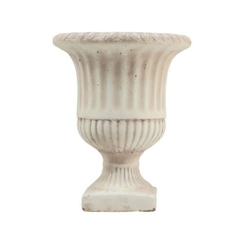 Artículo Mini maceta para plantas, maceta decorativa de hormigón, antigua H16,5 cm