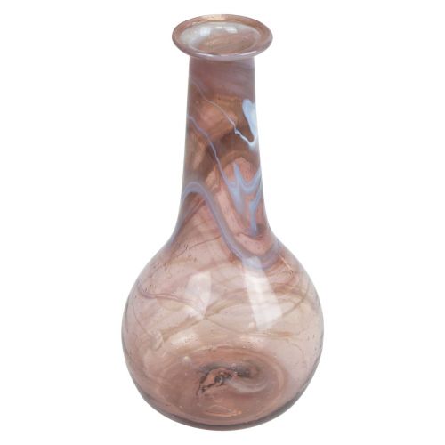 Mini florero de cristal florero violeta Ø7,5cm H15cm