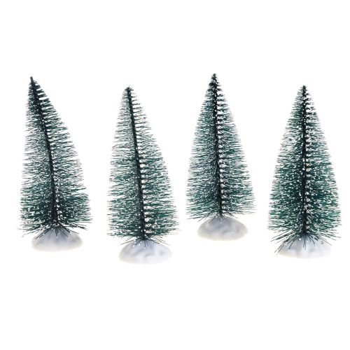 Artículo Mini decoración para árbol de Navidad nevado 10cm 4uds