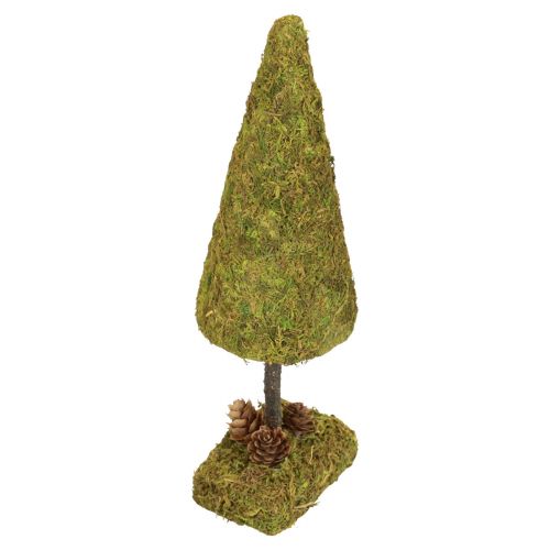 Floristik24 Mini árbol de Navidad decoración de mesa árbol de musgo Al. 30,5 cm