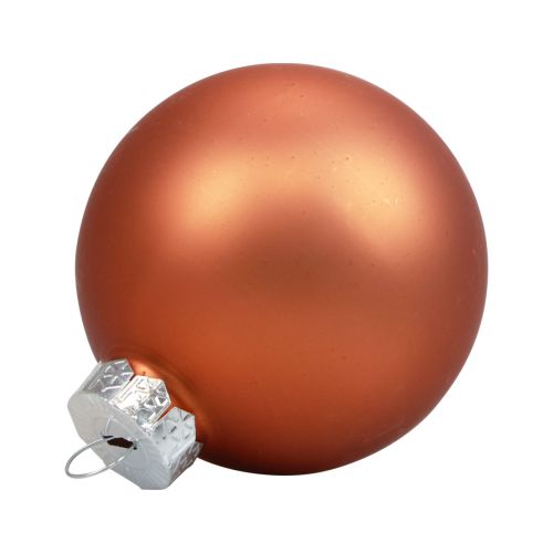 Mini bolas navideñas de cristal bolas de cristal rojo-marrón Ø4cm 24ud